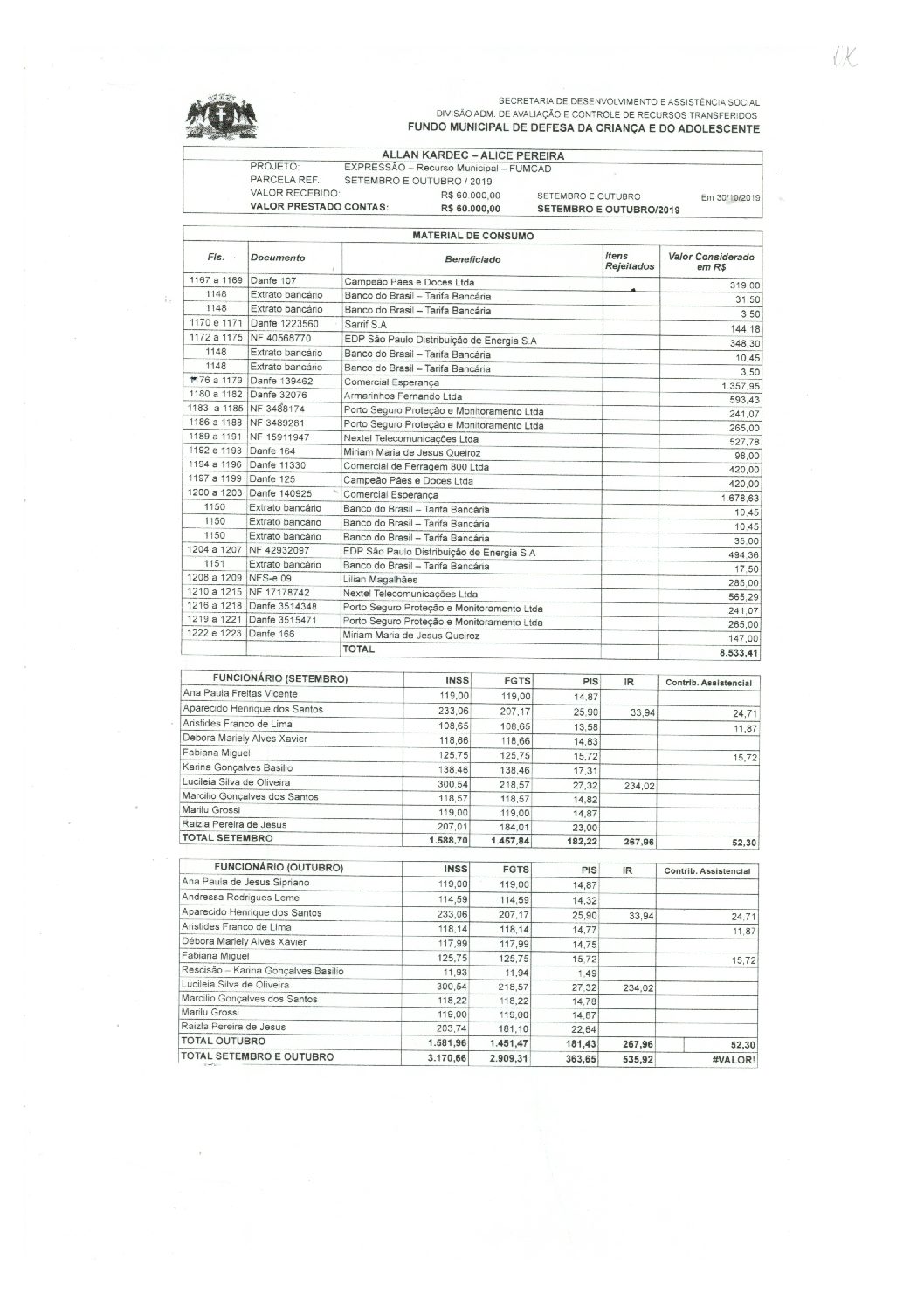 2020 FUMCARD Setembro e Outubro_2019